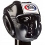 Fairtex HG3 Боксерский Шлем Тайский Бокс "Full Coverage Style" Черный